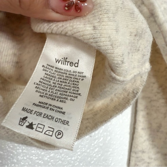 Aritzia, Wilfred Greer Sweater in in Heathered Birch Size: Small - Picture 6 of 8